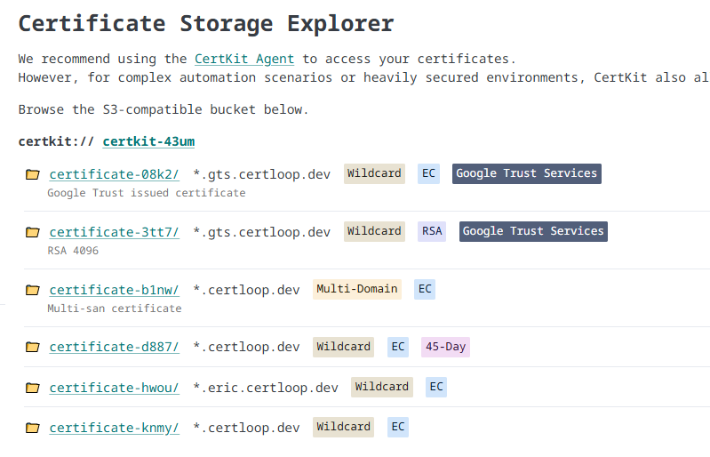 Certificate Explorer